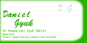daniel gyuk business card