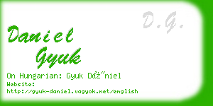 daniel gyuk business card